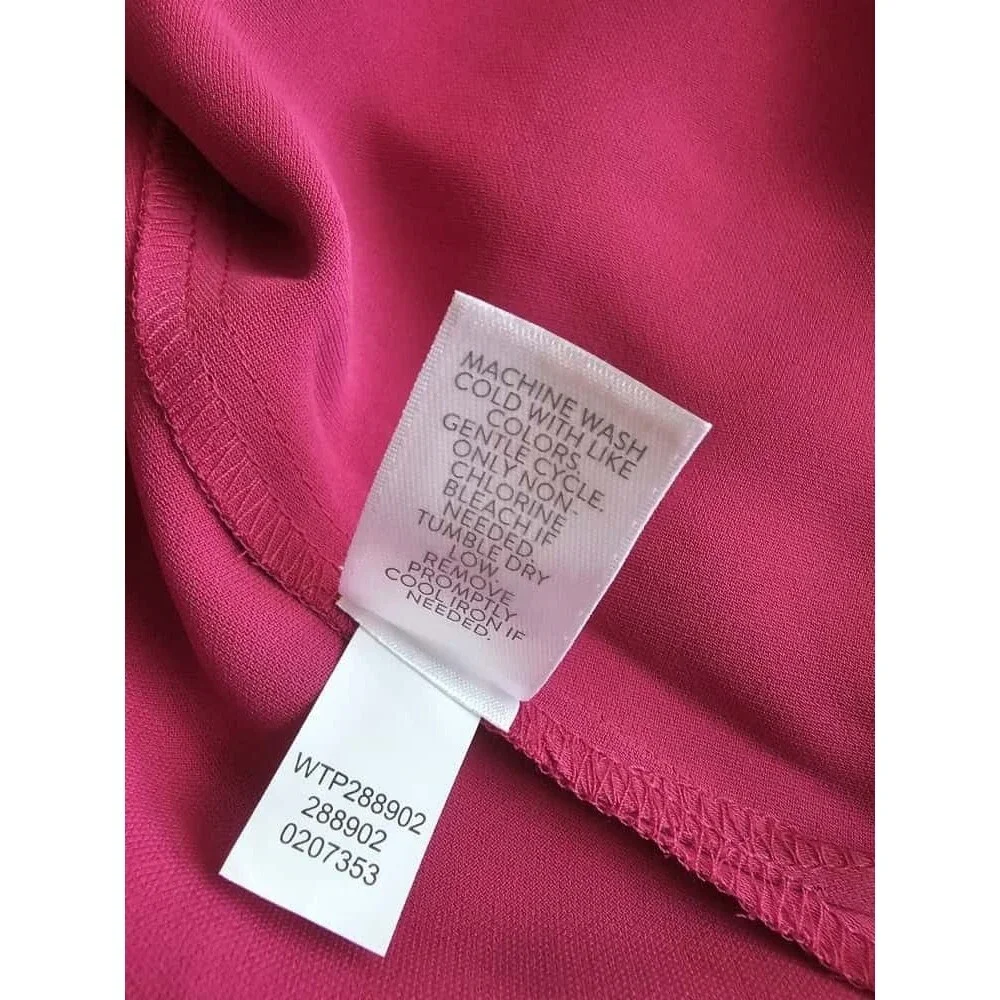 J.‎ Jill Wearever Collection Sleeveless Blouse Pink XL Petite Easy Care - Picture 8 of 9